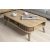 Design dohányzóasztal Baina 105 cm tölgy utánzata