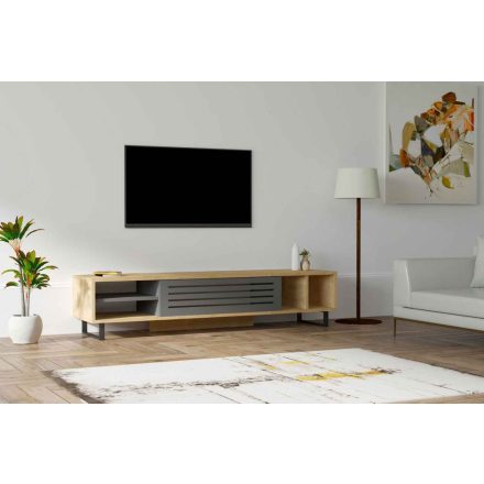 Design TV asztal Xiomara 160 cm antracit