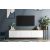 Design falra szerelhető TV asztal Valeriy 160 cm fehér tölgy
