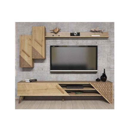 Design TV szekrény szett Gianna tölgy utánzata