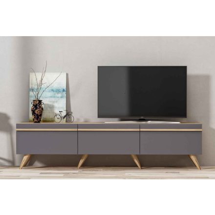 Design TV asztal Abhilasha 180 cm antracit