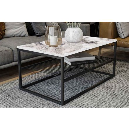 Design dohányzóasztal Galilee 95 cm fehér