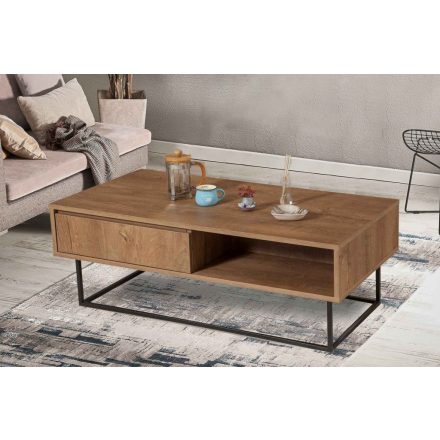 Design dohányzóasztal Aderyn 120 cm dió utánzata