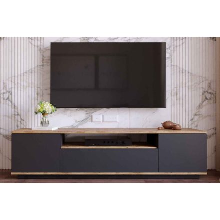 Design TV asztal Belisario 180 cm antracit