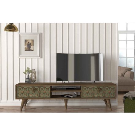 Design TV asztal Asher 180 cm dió utánzata