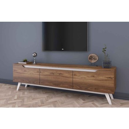 Design TV asztal Eilis 180 cm dió utánzata
