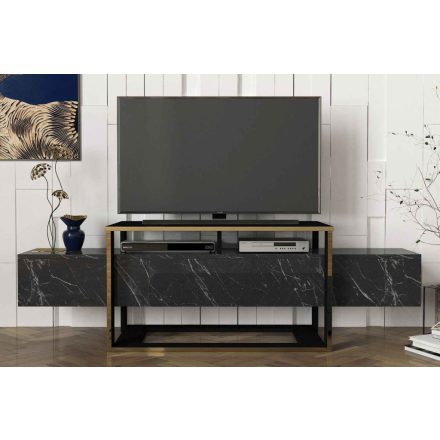Design TV asztal Olivera 160 cm fekete