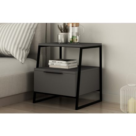 Design éjjeliszekrény Pelagio 45 cm antracit