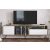 Design TV asztal Baqia 180 cm fehér dió