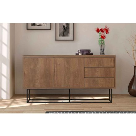 Design komód Aasimah 140 cm dió utánzata