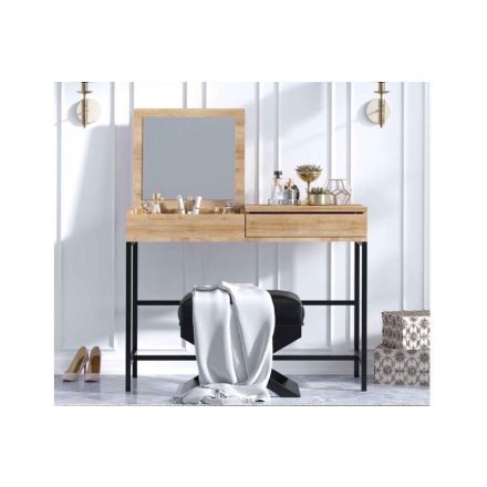 Design fésülködő asztal Dalius 100 cm tölgy utánzata