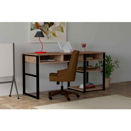 Design íróasztal Takuma 150 cm dió utánzata