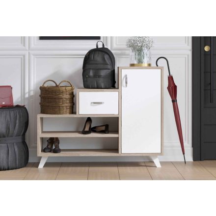 Design cipősszekrény Pelagius 77 cm bézs