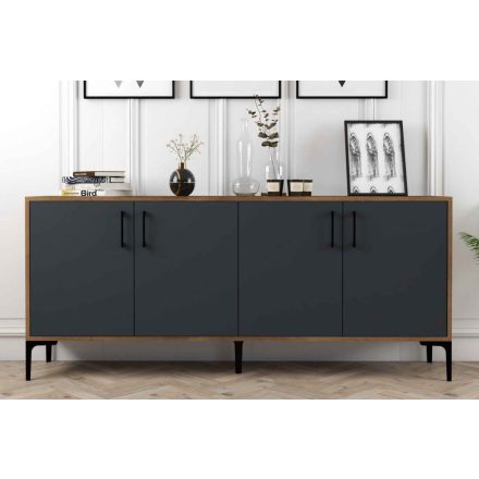 Design komód Harsha 180 cm antracit
