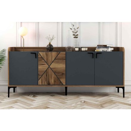 Design komód Mahdis 180 cm antracit