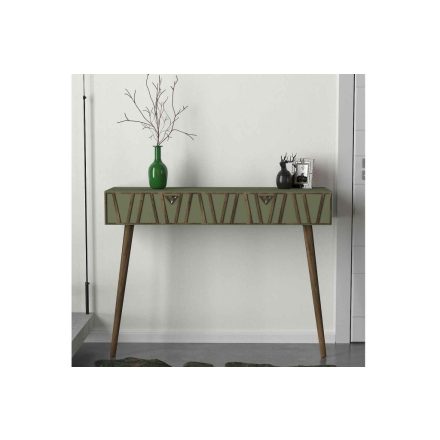 Dizájn konzol Ababuo 120 cm sötétzöld