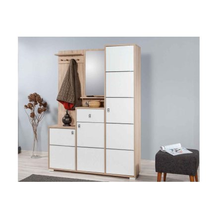 Dizájn előszobafal Valiant 195 cm tölgy utánzat