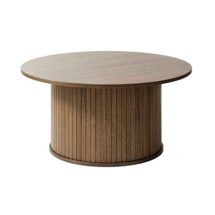 Design dohányzóasztal Vasiliy 90 cm füstös tölgy