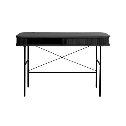 Design íróasztal Vasiliy 120 cm fekete tölgy