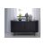 Design komód Vasiliy 140 cm fekete tölgy