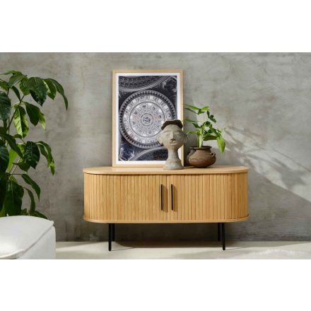 Design TV asztal Vasiliy 120 cm természetes tölgy