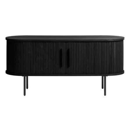 Design TV asztal Vasiliy 120 cm fekete tölgy