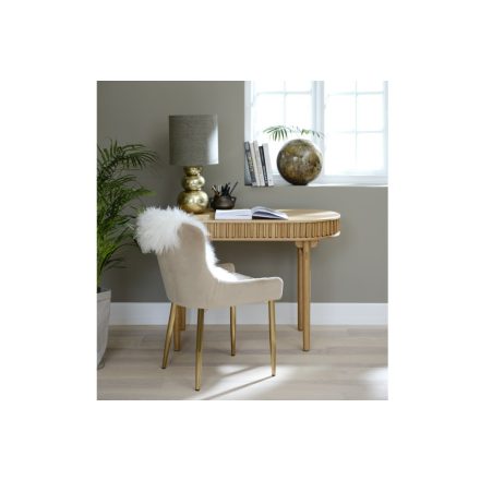 Design íróasztal Wally 120 cm természetes tölgy