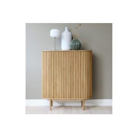 Design szekrény Wally 125 cm természetes tölgy