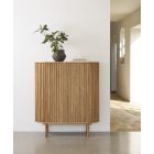 Design szekrény Wally 125 cm természetes tölgy