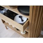 Design szekrény Wally 125 cm természetes tölgy