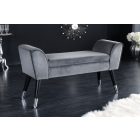 Design ülőpad Dafina 90 cm szürke bársony