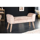 Design ülőpad Dafina 90 cm bézs bársony