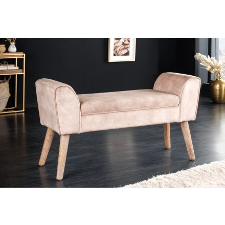 Design ülőpad Dafina 90 cm bézs bársony