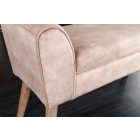 Design ülőpad Dafina 90 cm bézs bársony