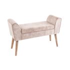 Design ülőpad Dafina 90 cm bézs bársony