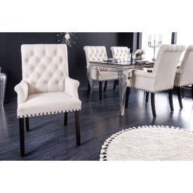 Design kartámlás szék Queen II bézs