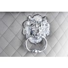 Design bárszék Queen Levia fej szürke bársony