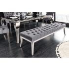 Design ülőpad Queen 164 cm szürke bársony