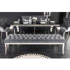 Design ülőpad Queen 164 cm szürke bársony