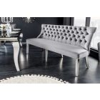 Design ülőpad Queen Levia fej 164 cm szürke bársony