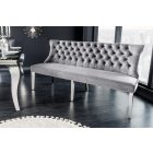 Design ülőpad Queen Levia fej 164 cm szürke bársony