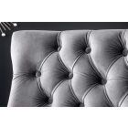 Design ülőpad Queen Levia fej 164 cm szürke bársony