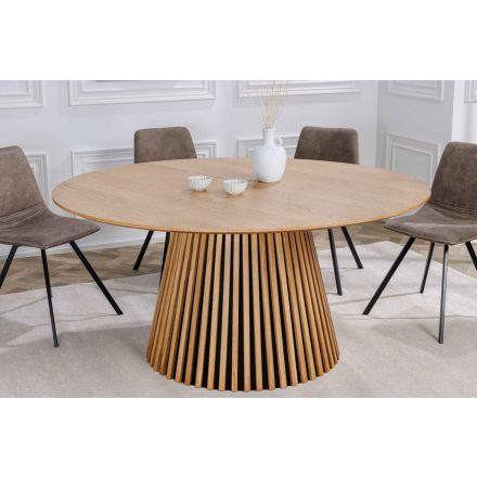 Design étkezőasztal Wadeline 120 cm természetes tölgy