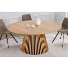 Design étkezőasztal Wadeline 120 cm természetes tölgy