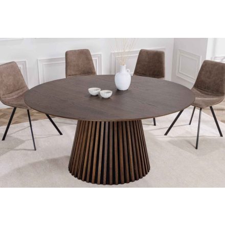 Design étkezőasztal Wadeline 120 cm sötét tölgy