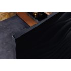 Design komód Gavrilla 160 cm fekete mangó