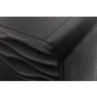 Design komód Gavrilla 160 cm fekete mangó