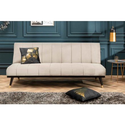 Design ágyazható kanapé Halle 180 cm pezsgő bársony