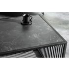 Design dohányzóasztal Haines 100 cm márvány utánzata