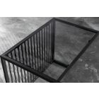 Design dohányzóasztal Haines 100 cm márvány utánzata